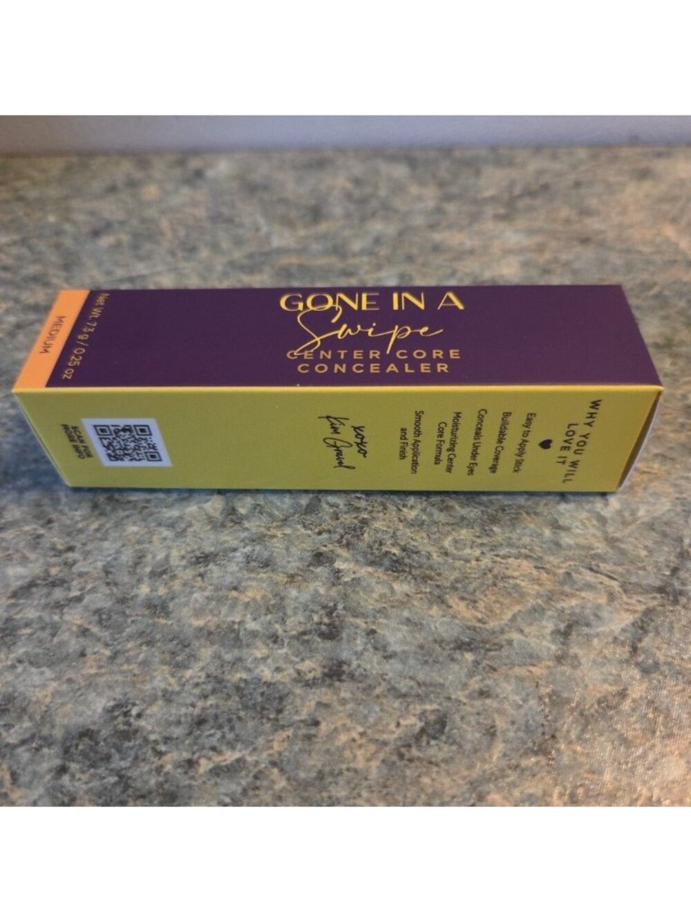 Gone in a Swipe Center Core Concealer Medium NEW in Box LWYA by Kim Gravel - Picture 2 of 13
